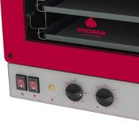 Kit - Forno Turbo Elétrico Fast Oven Prp-004 220v Vermelho + 4 Assadeiras - Progás 220v - 8