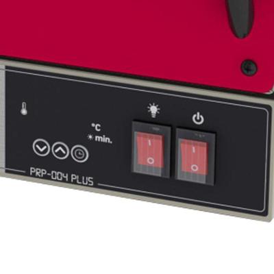 Kit - Forno Turbo Prp-004 Plus Digital 127v Vermelho + 4 Assadeiras - Progás 127v