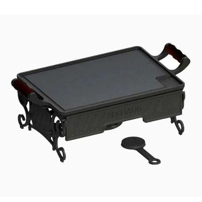 Rechaud a Álcool Ferro Alça Silicone Preta com Espiriteira