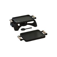 Rechaud Bifeteira a Álcool Dupla Face de Ferro Fundido - 3