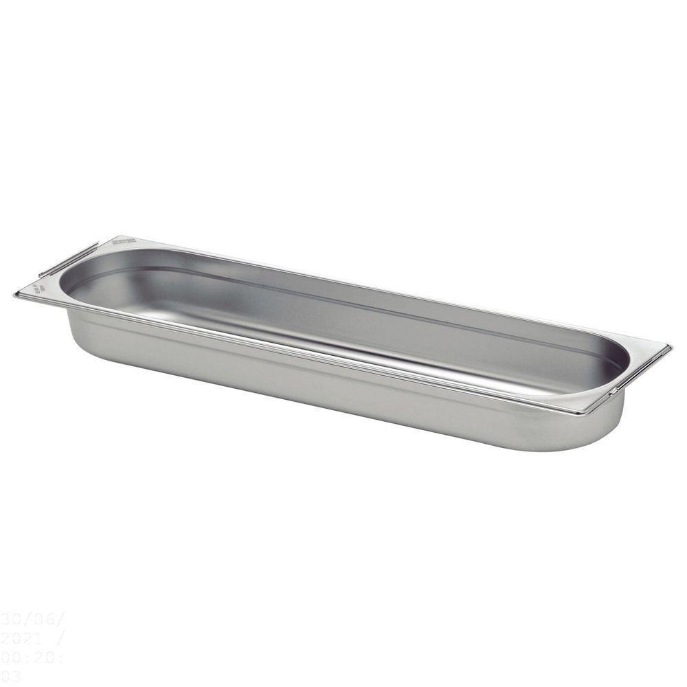 Cuba Tramontina Gn 2/4 Em Aço Inox Com Alças Móveis Profundidade 65 Mm - Aço 304 Tramontina - 1