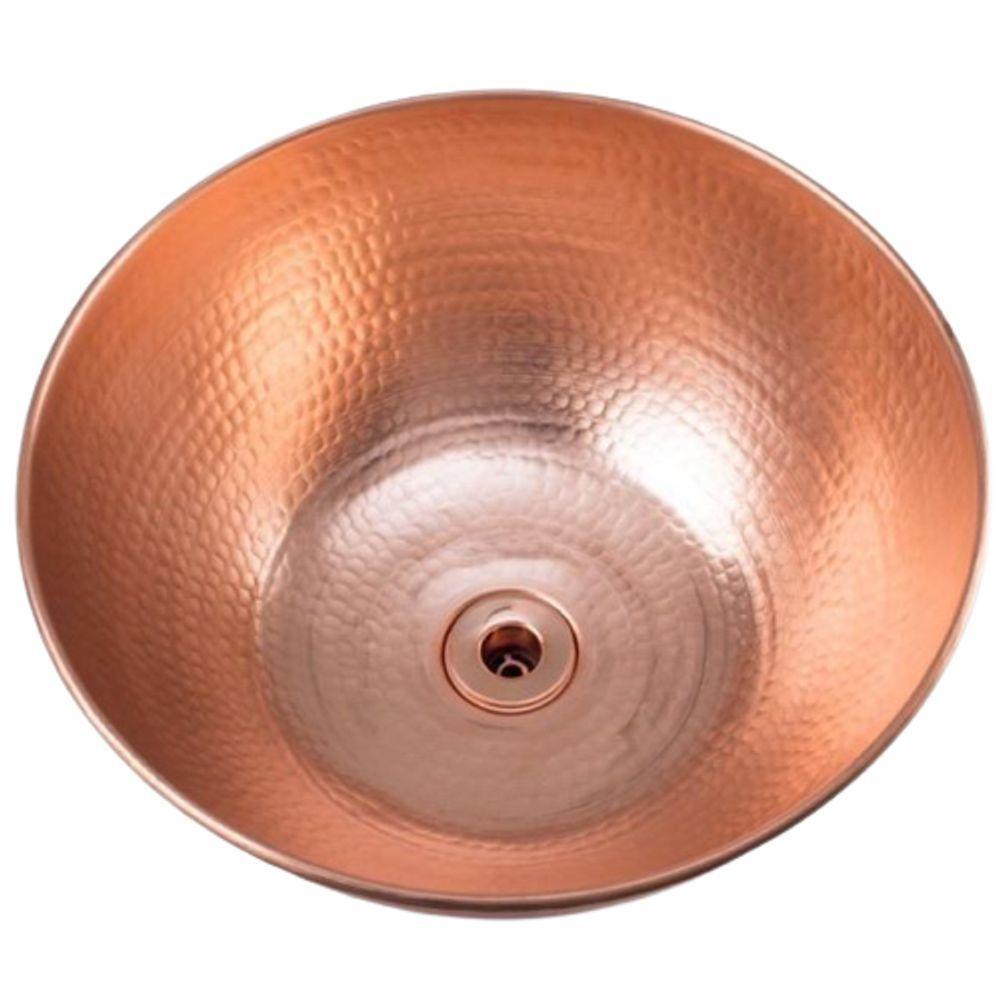 Cuba De Apoio Bojo Pia Cobre Puro Sem Alças Com Válvula 3L. - 1