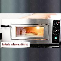 Forno Elétrico Refratário Lastro Para Pizza 400º C Analógico Flp-400a 220v - Skymsen 220v - 3