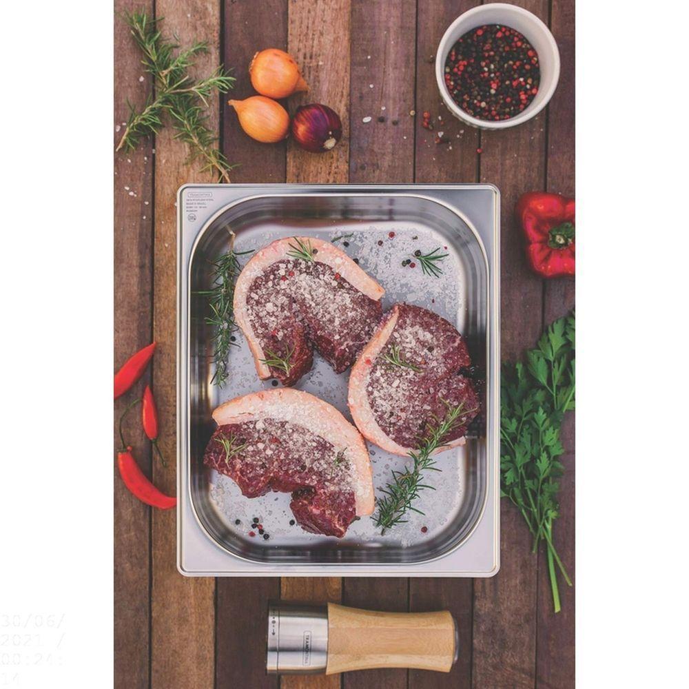Cuba Gastronômica Tramontina Em Aço Inox 1/2 Sem Alças - Profundidade 65mm Tramontina - 2