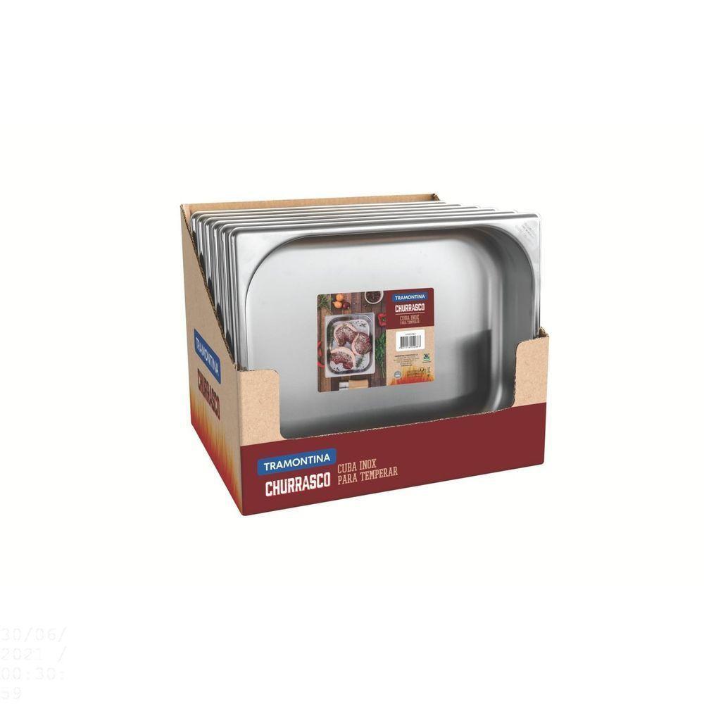 Cuba Gastronômica Tramontina Em Aço Inox 1/2 Sem Alças - Profundidade 65mm Tramontina - 3