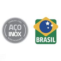 Cuba Tramontina Gn 1/6 Em Aço Inox Com Alças Móveis Profundidade 100 Mm - Aço 304 Tramontina - 2