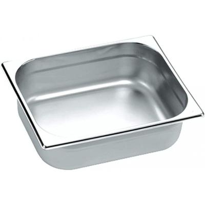 Kit 8 Cubas Gastronomica Inox Gn 1/4 X 65mm (265X162mm)