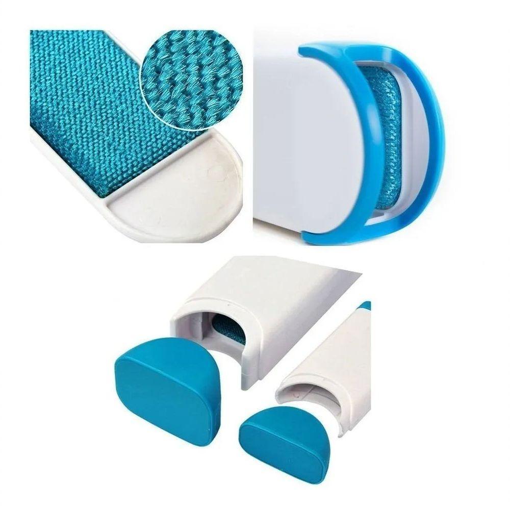 Escova Mágica Removedora Tira Pelos Roupa Sofa Cães Gatos - 2