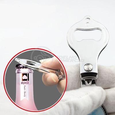 Kit 5 Cortador De Unha Abridor De Garrafa Chaveiro 3 Em 1