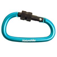 Mini Mosquetão Chaveiro Screw 6 Cm Azul Azul - 1