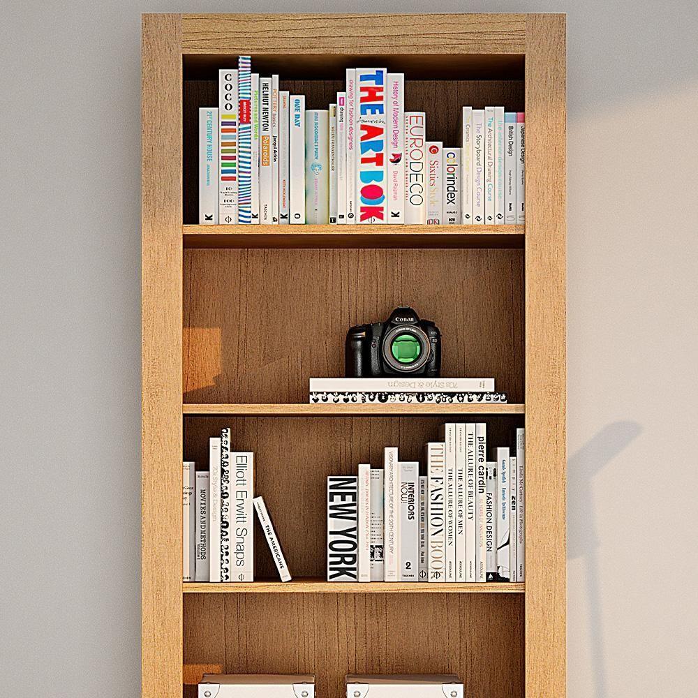 Armário Multiuso Valdemóveis C/5 Prateleiras/Pés Cinamomo - 4