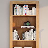 Armário Multiuso Valdemóveis C/5 Prateleiras/Pés Cinamomo