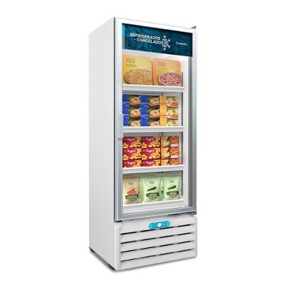 Freezer Conservador Vertical 220v Dupla Ação Porta De Vidro 490 Litros Vf55al - Metalfrio 220v