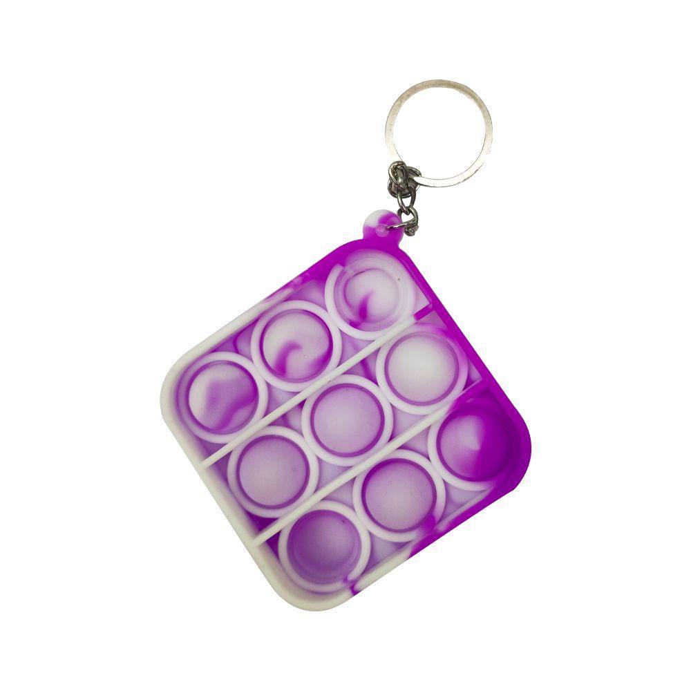Chaveiro Pop It Anti Estresse Relaxamento Quadrado Fidget - 2