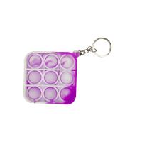 Chaveiro Pop It Anti Estresse Relaxamento Quadrado Fidget - 1