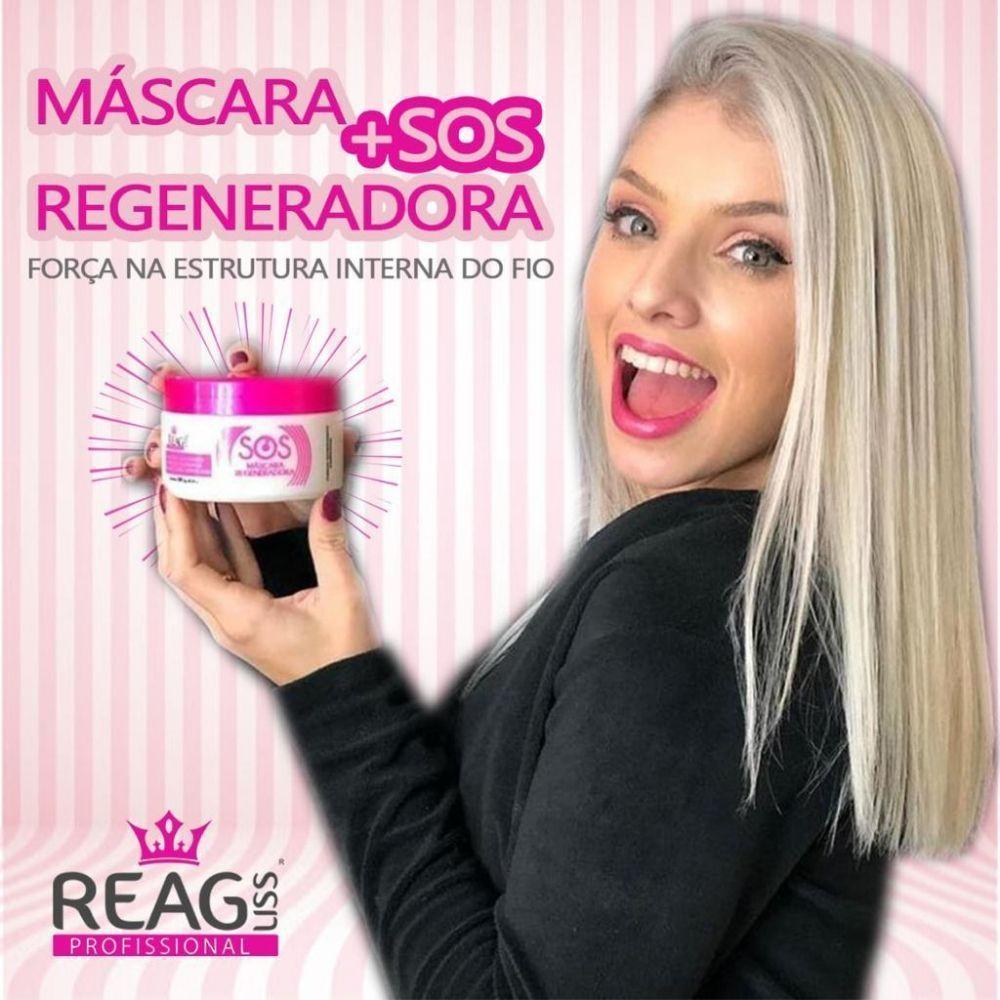 R - Mascara S.o.s - 300g - Reagliss - Reconstrução Imediata - 3