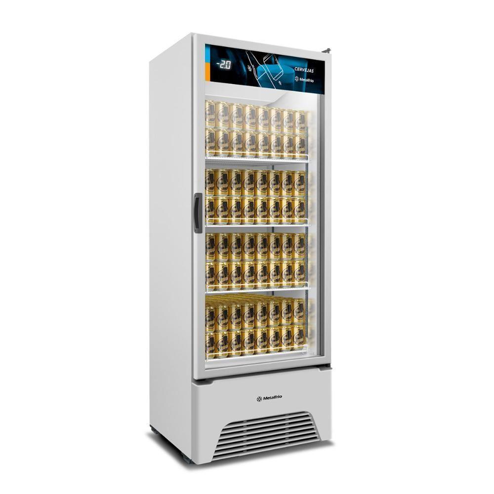 Cervejeira Expositor Vertical 220v Porta De Vidro 497 Litros Vn50ah Optima Branca - Metalfrio 220v - 1