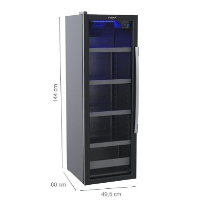 Cervejeira Expositora 200l Blue Light Porta De Vidro Invertida Expvqbl200pi 220v - Venax 220v