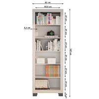 Armário Multiuso Valdemóveis Flex C/5 Prateleiras/Pés Branco - 2