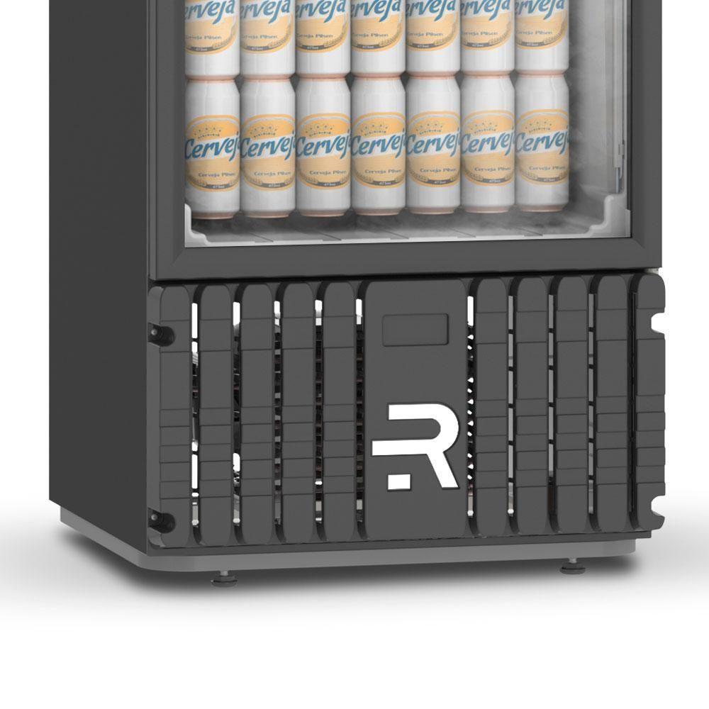 Cervejeira Expositora Porta Vidro 400l Preta E Branca 220v Refrimate Com Chopeira 3,5l 220v - 5