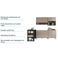 Cozinh e Bancada Armários Balcões E Nicho Micoondas Mel - 6