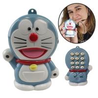 Telefone Fixo Gato Doraemon Mesa C Headset Microfone - 1