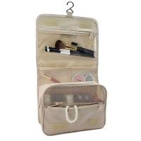 Necessaire Com Gancho Para Viagem Estampa Lisa Jacki Design Creme - 2