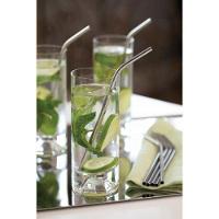 Jogo De Canudos Tramontina Em Aço Inox Com Escova 2 Peças