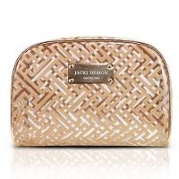 Necessaire Retangular Diamantes Jacki Design Dourado - 1