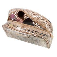 Necessaire Retangular Diamantes Jacki Design Dourado