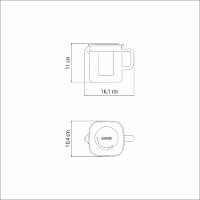 Bule Para Chá Tramontina Em Vidro E Aço Inox Com Infusor 600 Ml Tramontina - 7