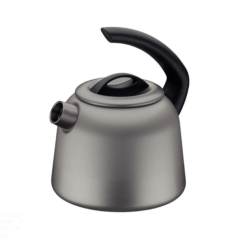 Chaleira Em Alumínio Com Revestimento Interno E Externo Starflon Max Grafite 2,2 L - 1