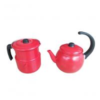 Conjunto Chaleira 2l E Leiteira C/ Apito Vermelho 1,6l Extang - 1