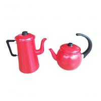 Conjunto Chaleira 2l E Bule Vermelho Craqueado 1,8l Extang - 1