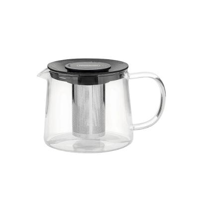 Bule Para Chá Tramontina Em Vidro E Aço Inox Com Infusor 900 Ml Tramontina