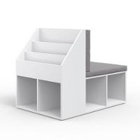Organizador Infantil Com Assento Guto 100% Mdf (Brinquedo) - 1