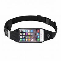 Pochete Corrida Fitness Cintura Porta Celular E Objetos Preto - 1
