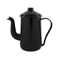 Bule Para Café Tradicional Esmaltado Preto 1,5 L Ewel - 1