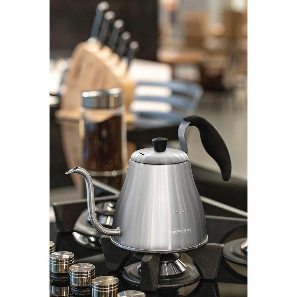 Chaleira Tramontina Pescoço De Ganso Em Aço Inox 1,2 Litros - 5