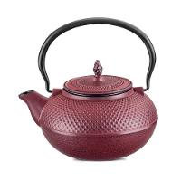 Chaleira De Ferro Vermelha Com Cesto De Inox Mta 8180 - 1