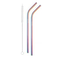 Jogo De Canudos Furta-cor Tramontina Em Aço Inox Com Escova 3 Peças Tramontina - 7