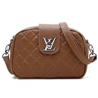 Bolsa Transversal Feminino Com 2 Zíperes Detalhes Em Costura E Metal - 1