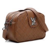 Bolsa Transversal Feminino Com 2 Zíperes Detalhes Em Costura E Metal - 7