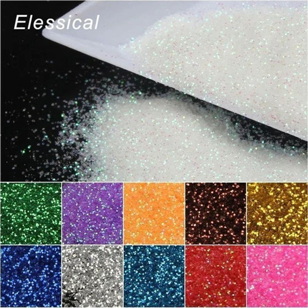 Kit Com 12 Potinhos Com Glitter Brilho Purpurina Para Unha - 3