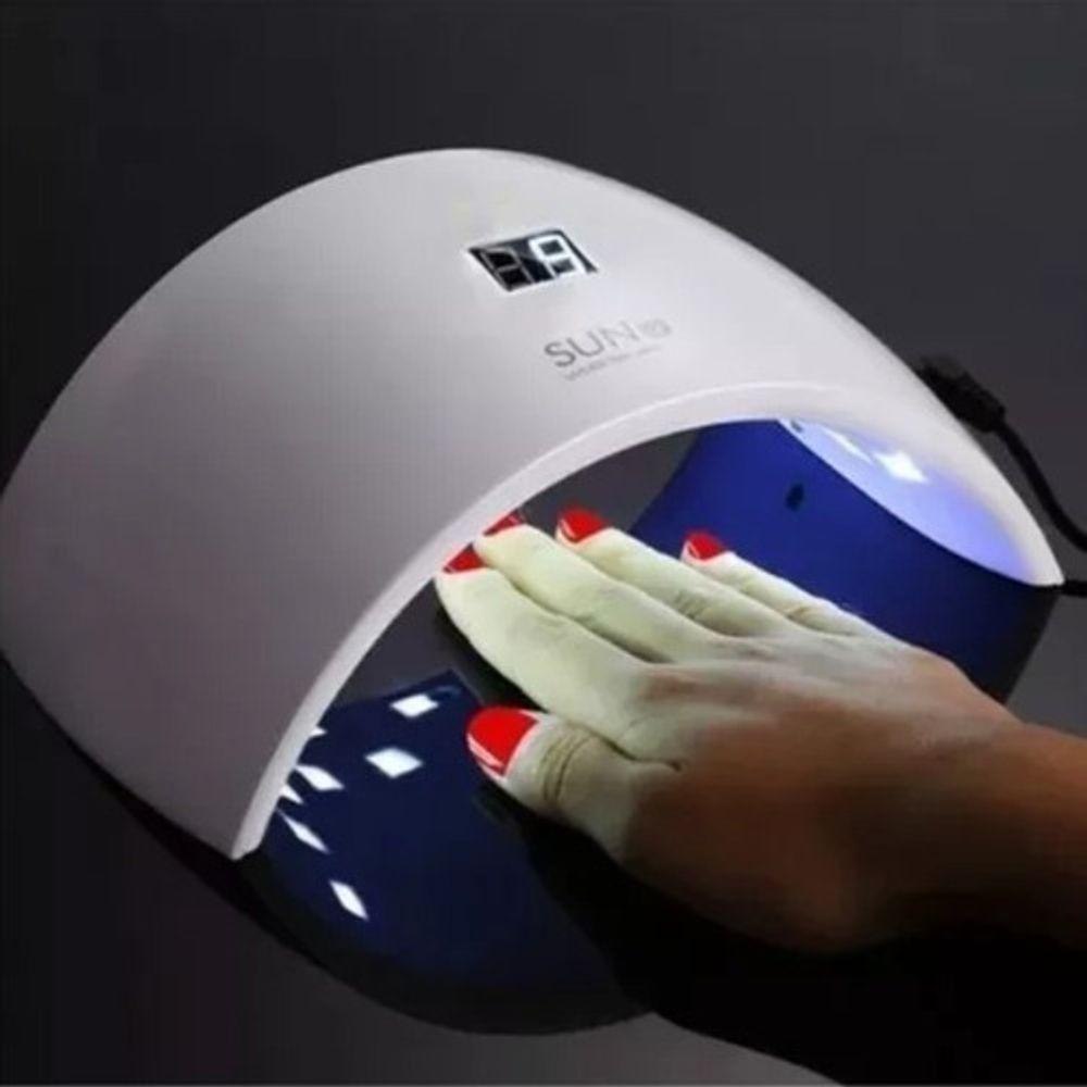 Cabine Led Uv 24W Bivolt Sun 9S Digital Gel Acrígel Fibra - 10