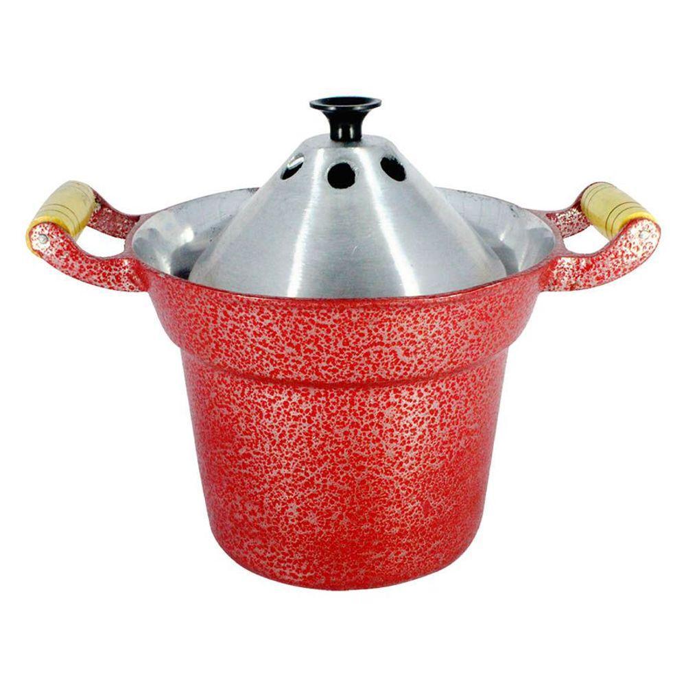 Fervedor Inderramável Alumínio Fundido 5 Litros Vermelho - 1