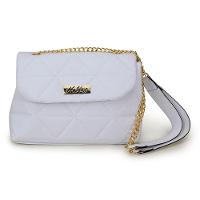 Bolsa Pequena Elegante Feminina Com Alça Transversal Detalhe De Corrente - 4