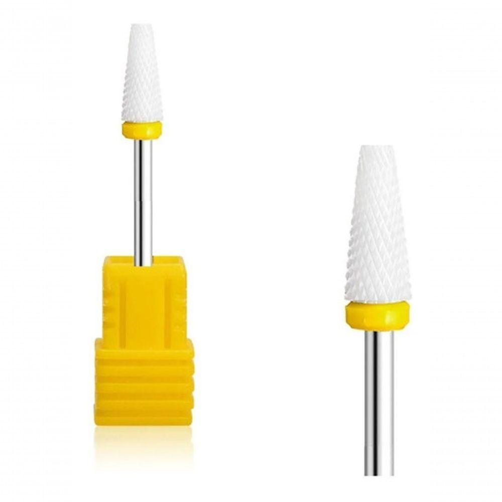 Kit 6 Broca Cerâmica Profissional Unha Gel Acrigel Porcelana - 3