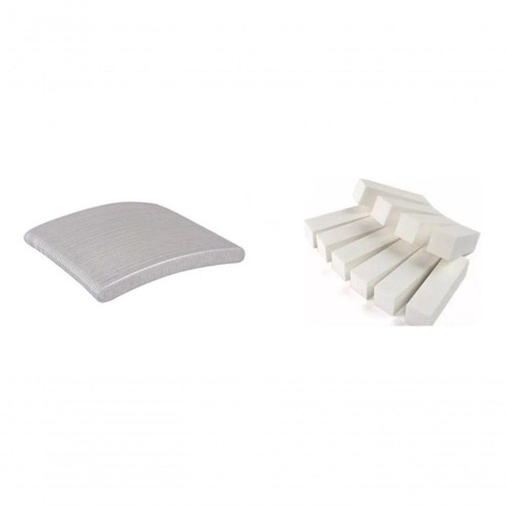 10 Lixas Banana + 10 Lixas Bloco Fecha Poros - 1