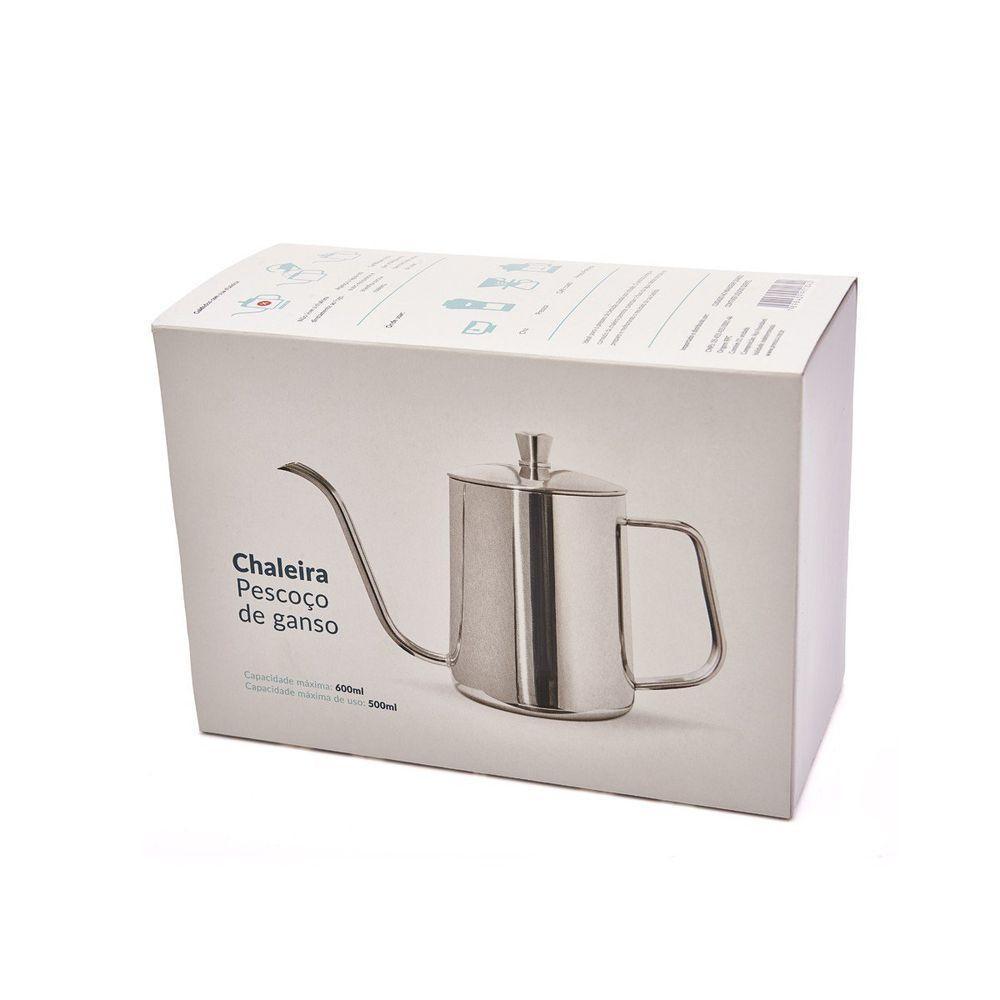 Chaleira Pescoço De Ganso Em Aço Inox - Pressca - 3